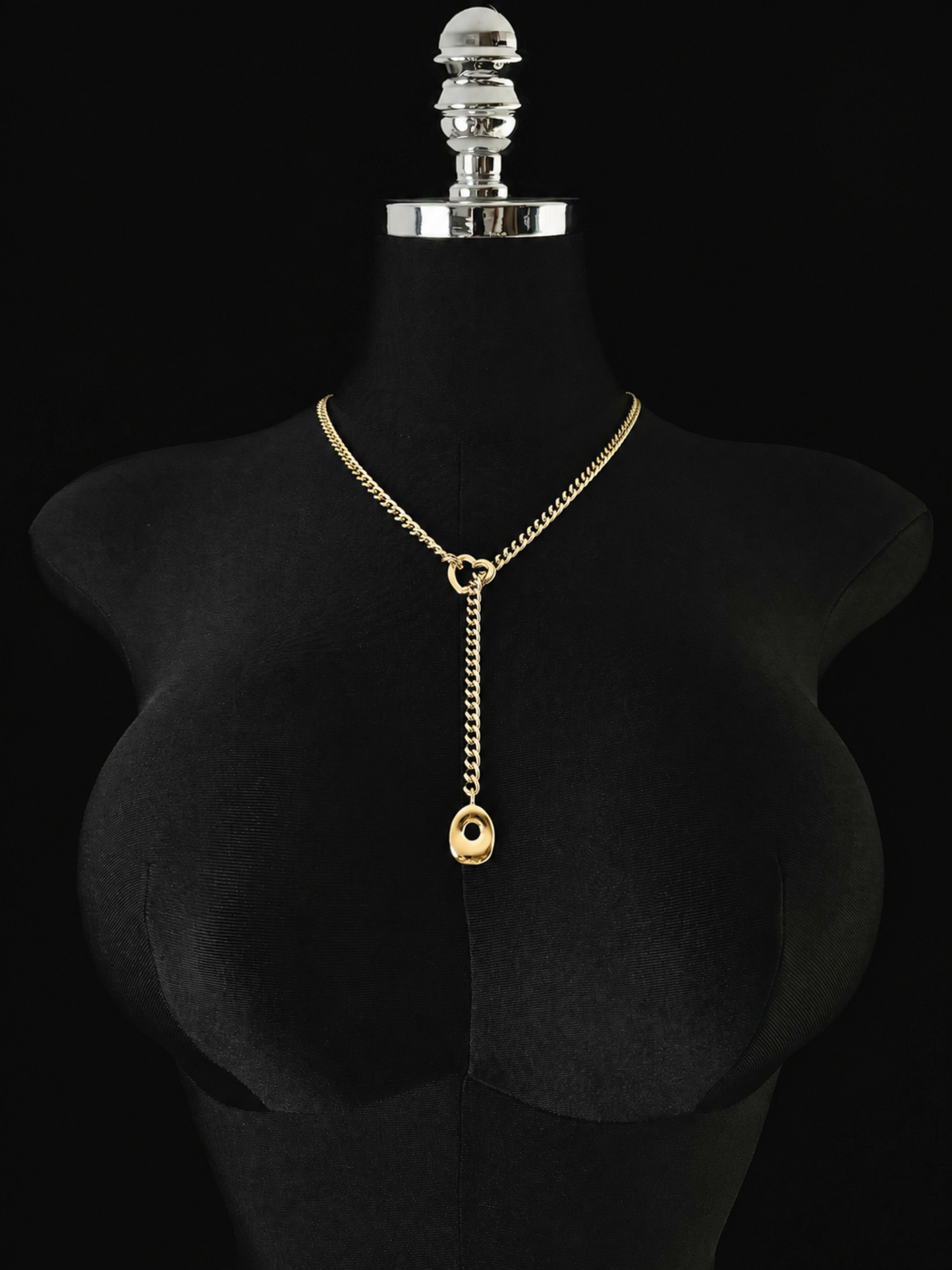 LoveChains™ - Initial Charm Slip Chain Choker