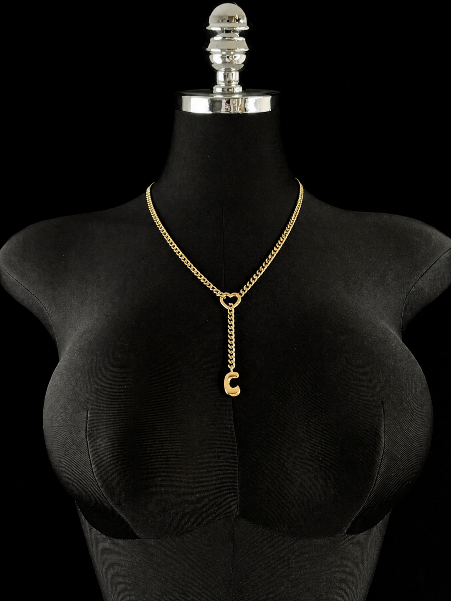 LoveChains™ - Initial Charm Slip Chain Choker