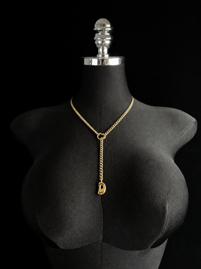 LoveChains™ - Initial Charm Slip Chain Choker