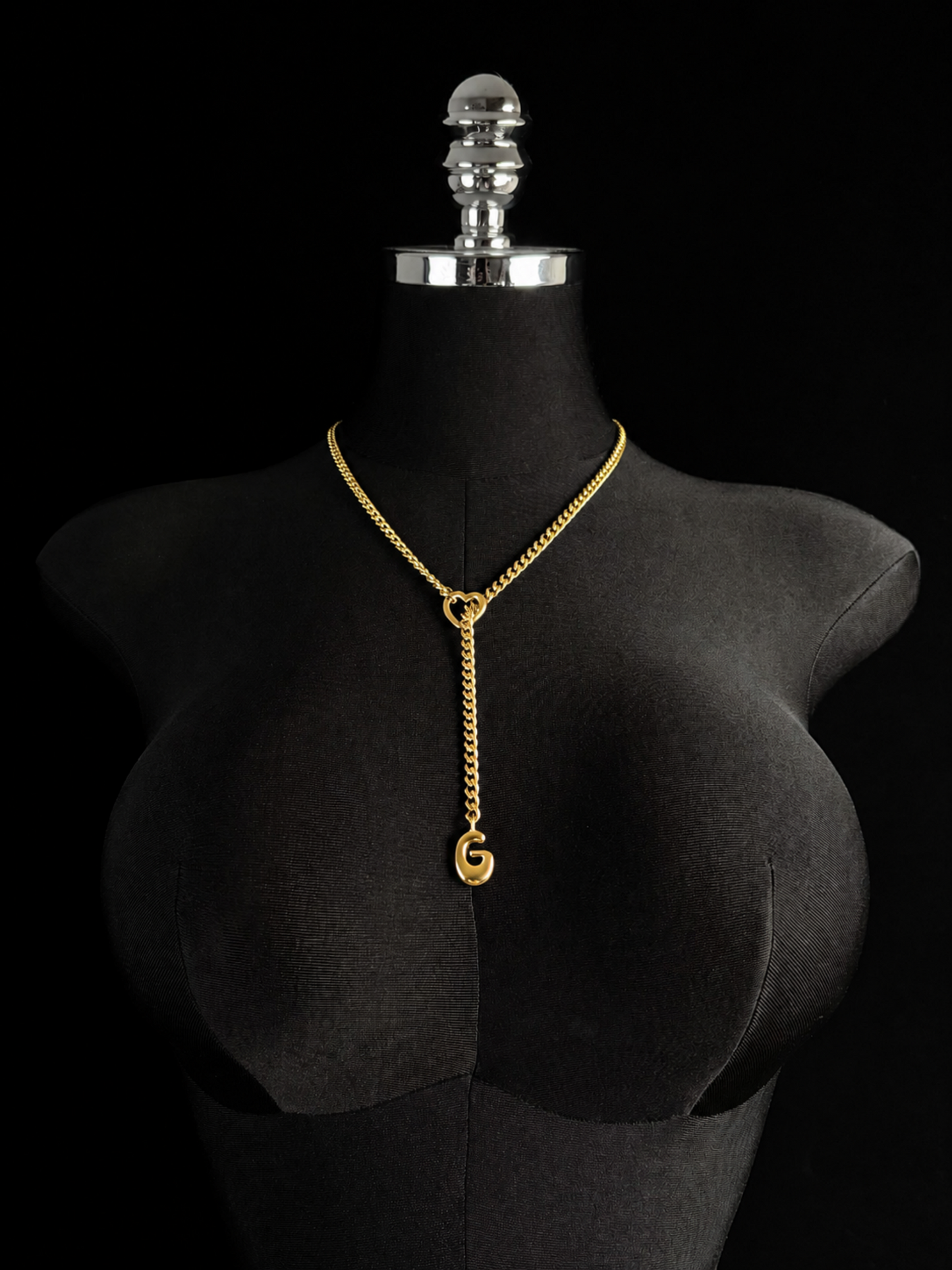 LoveChains™ - Initial Charm Slip Chain Choker