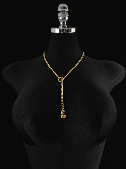 LoveChains™ - Initial Charm Slip Chain Choker