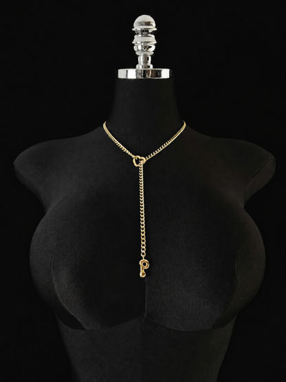 LoveChains™ - Initial Charm Slip Chain Choker