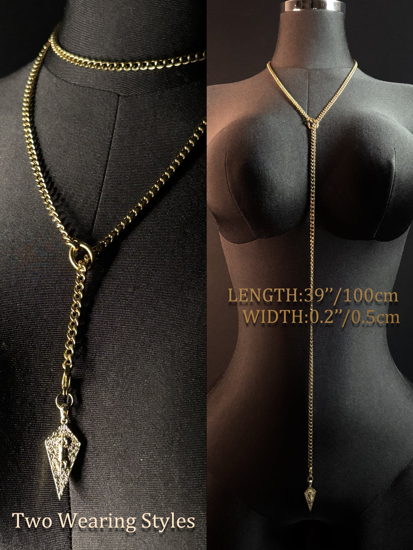LoveChains™ - Knight’s Shield Loop Choker