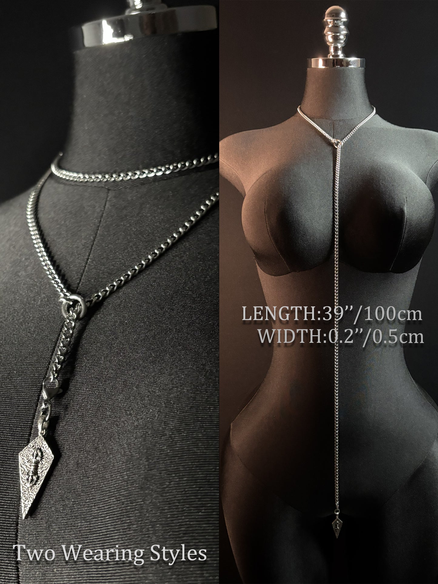 LoveChains™ - Knight’s Shield Loop Choker