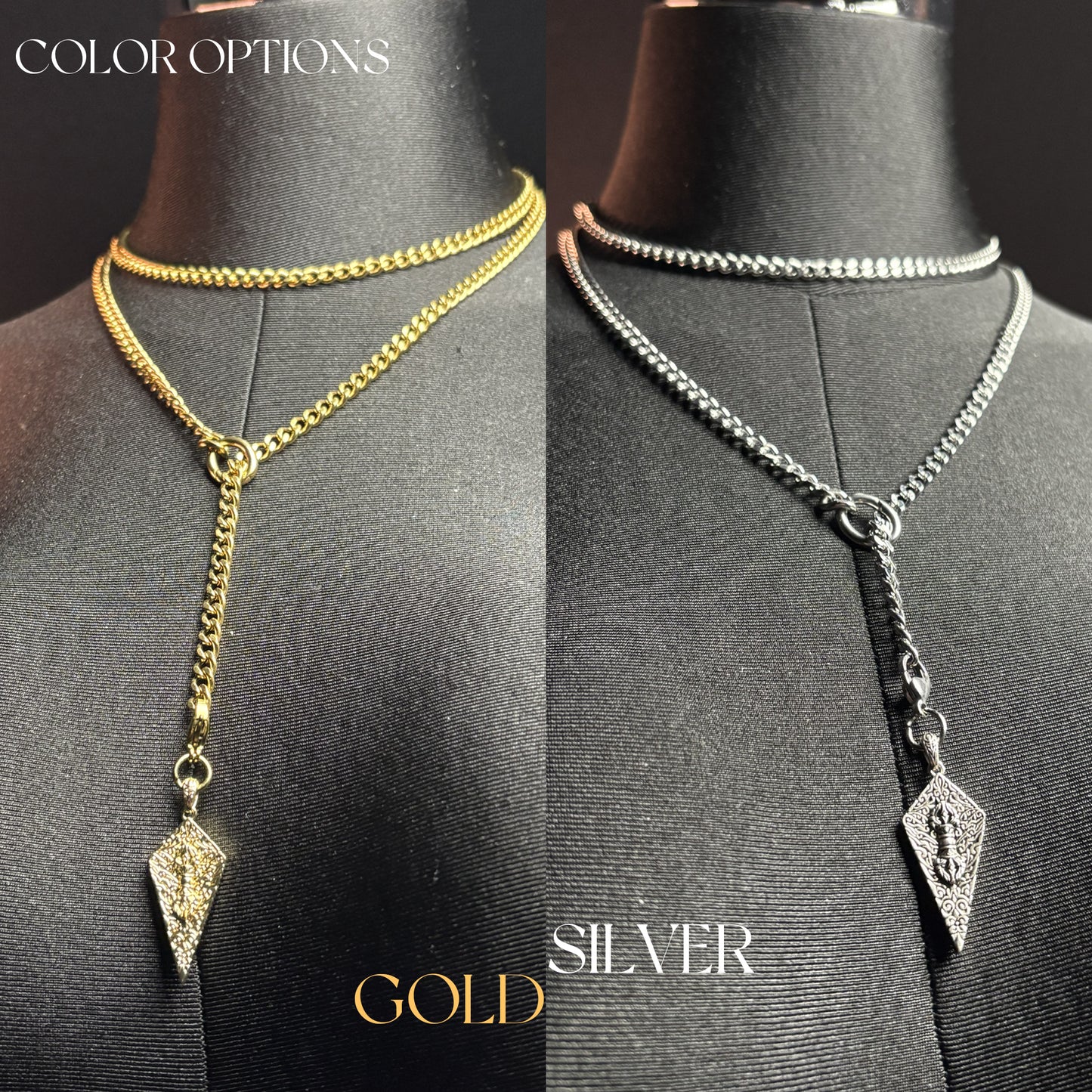 LoveChains™ - Knight’s Shield Loop Choker