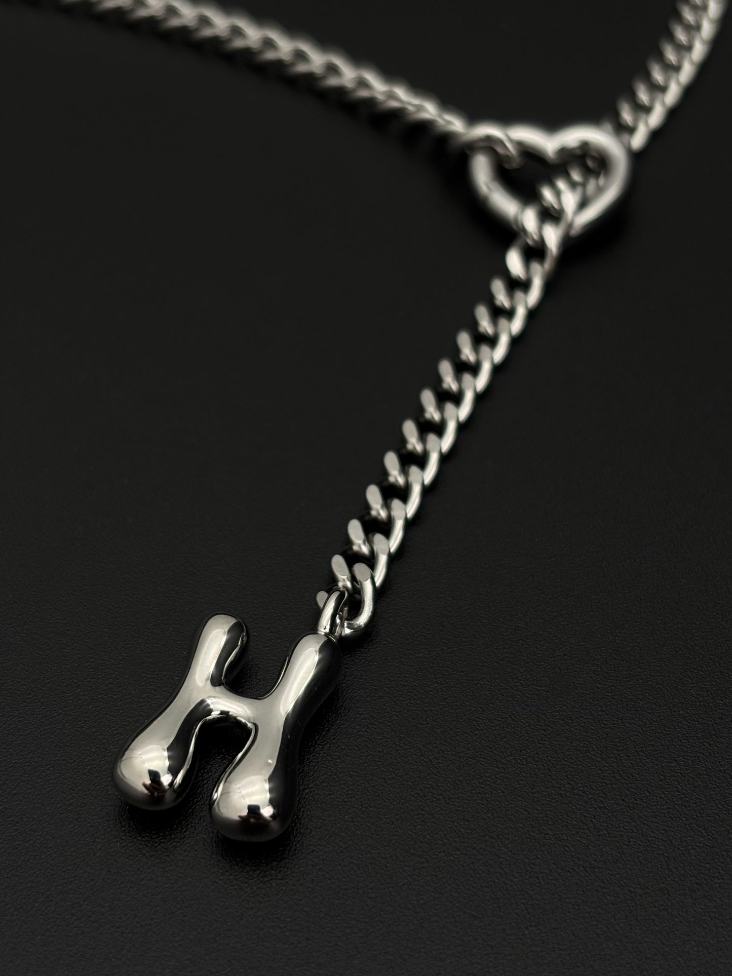 LoveChains™ - Initial Charm Slip Chain Choker