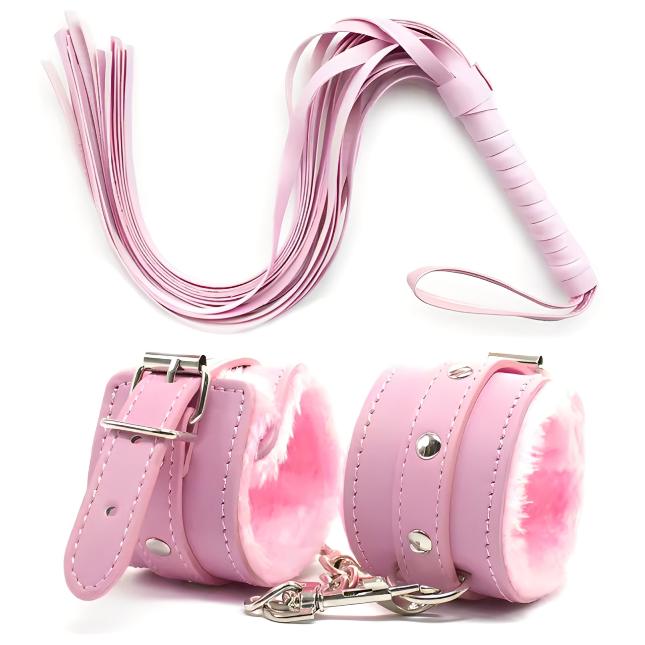 LoveChains™ - Handcuffs + Whip