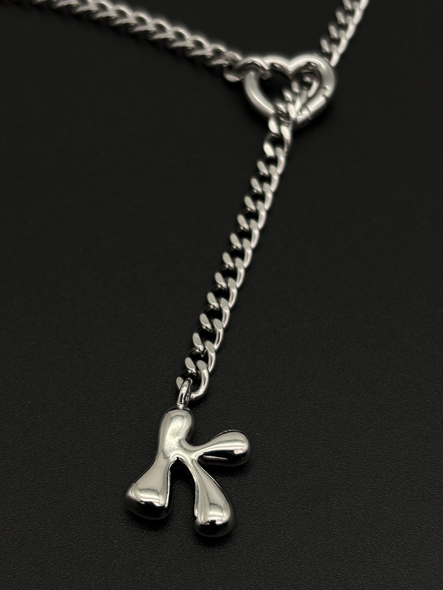 LoveChains™ - Initial Charm Slip Chain Choker