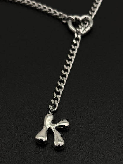 LoveChains™ - Initial Charm Slip Chain Choker