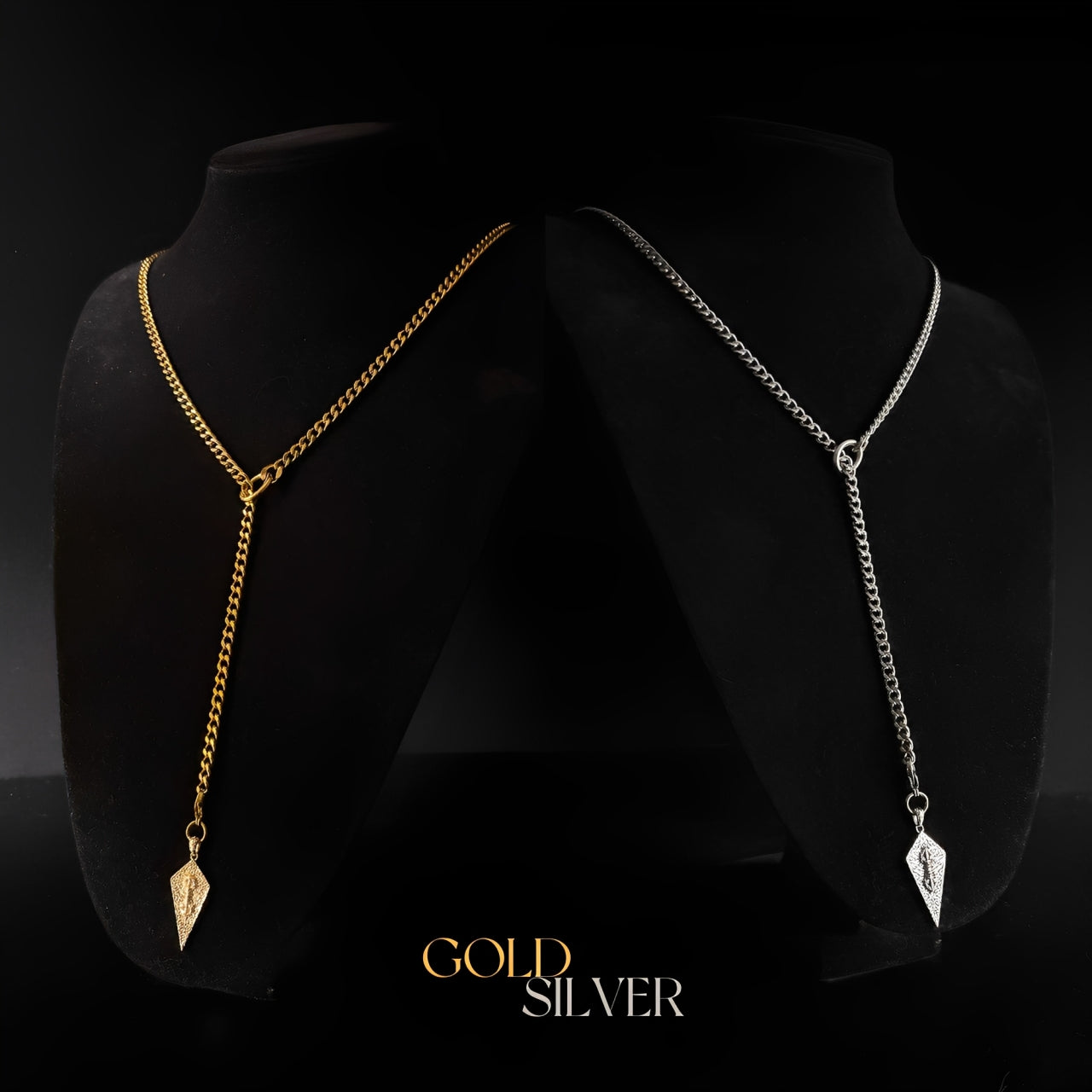 LoveChains™ - Knight’s Shield Slip Chain Choker