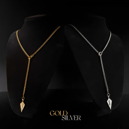 LoveChains™ - Knight’s Shield Slip Chain Choker