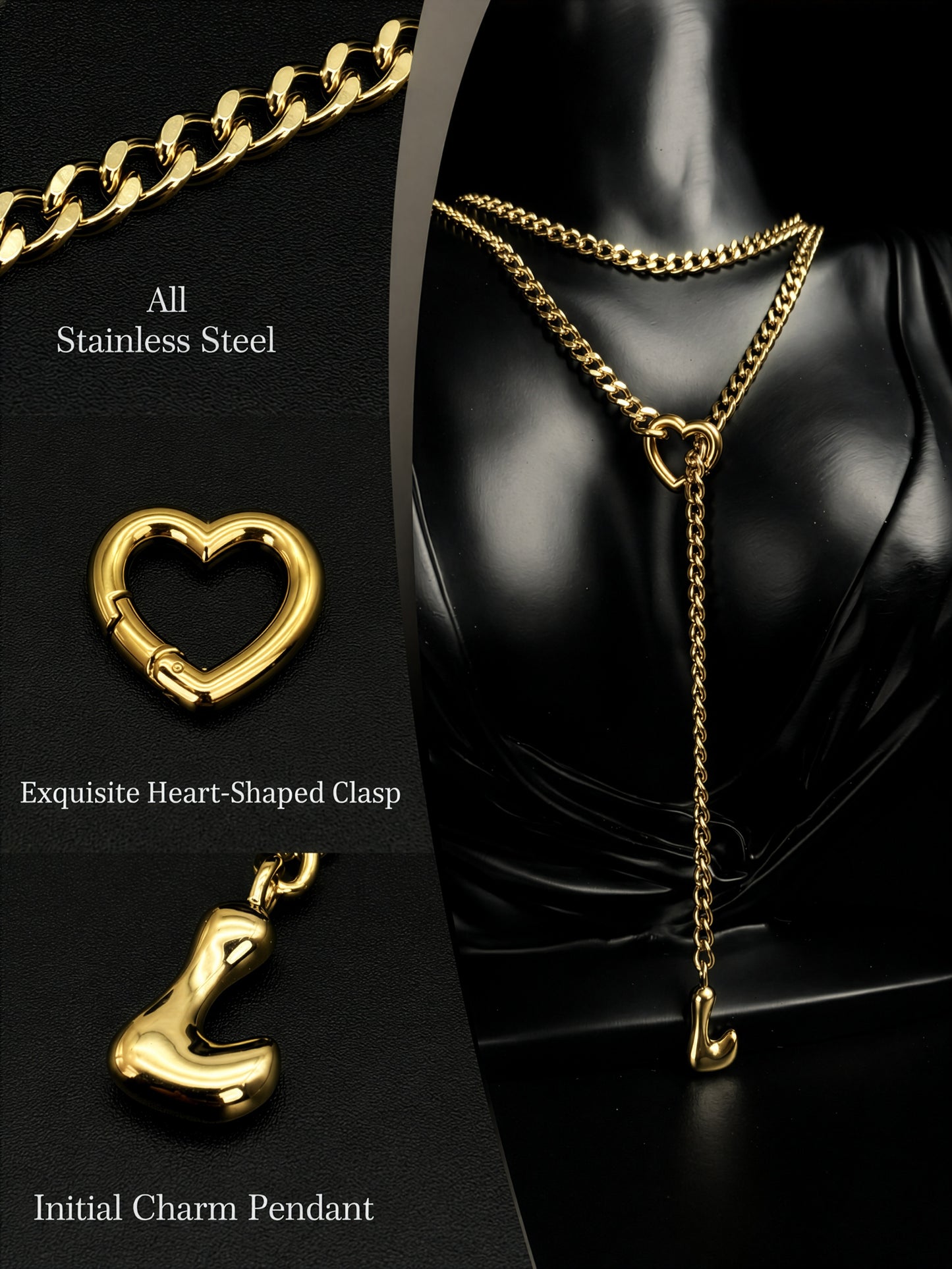 LoveChains™ - Initial Charm Loop Choker