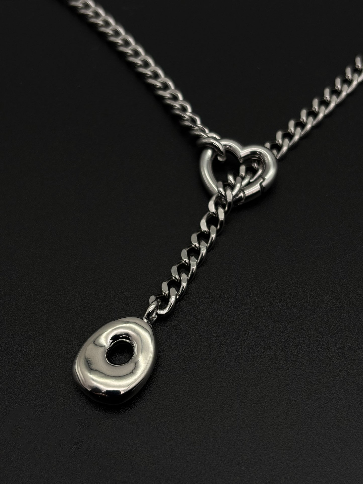 LoveChains™ - Initial Charm Slip Chain Choker