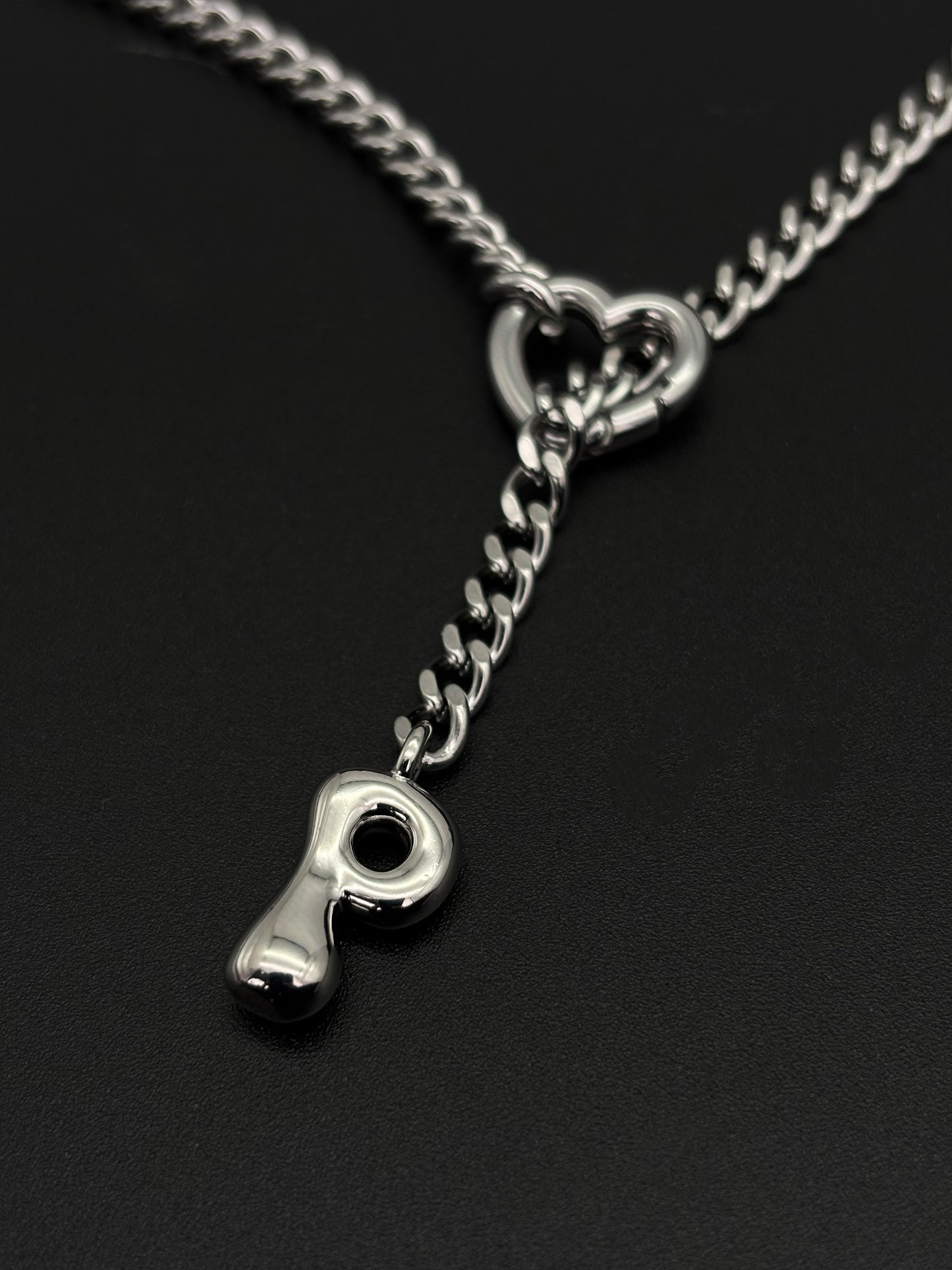 LoveChains™ - Initial Charm Slip Chain Choker