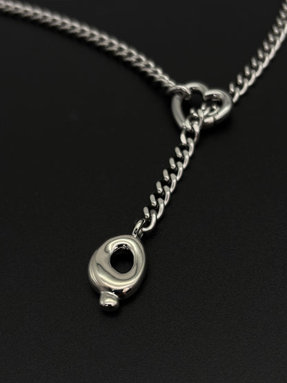 LoveChains™ - Initial Charm Slip Chain Choker