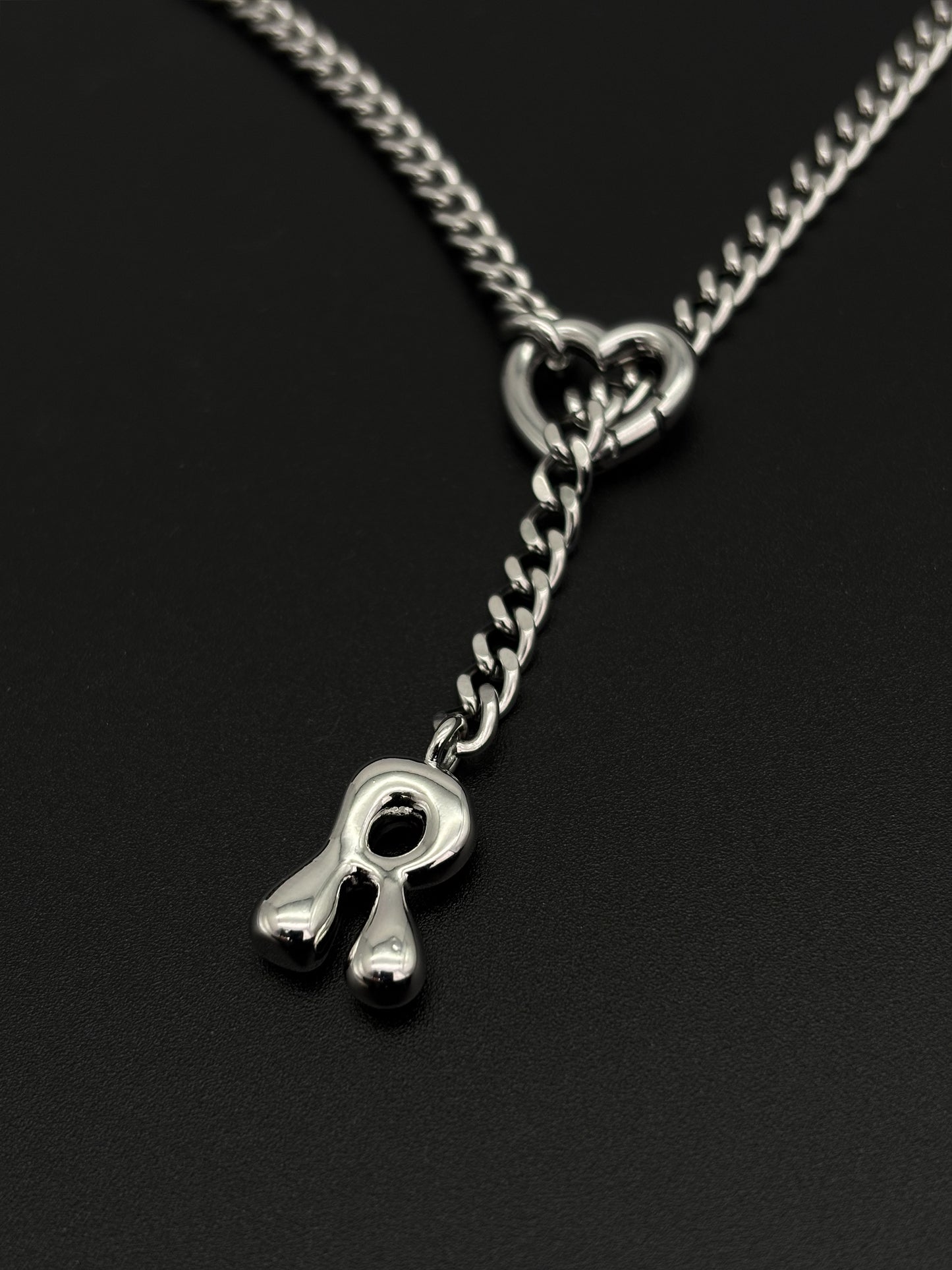 LoveChains™ - Initial Charm Slip Chain Choker