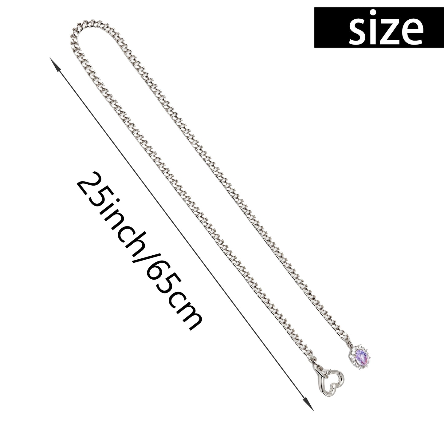 LoveChains™ - Gemstone Charm Slip Chain Choker