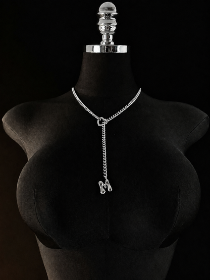 LoveChains™ - Initial Charm Slip Chain Choker