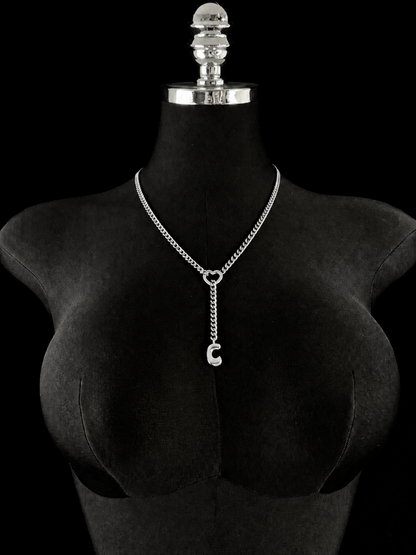 LoveChains™ - Initial Charm Slip Chain Choker