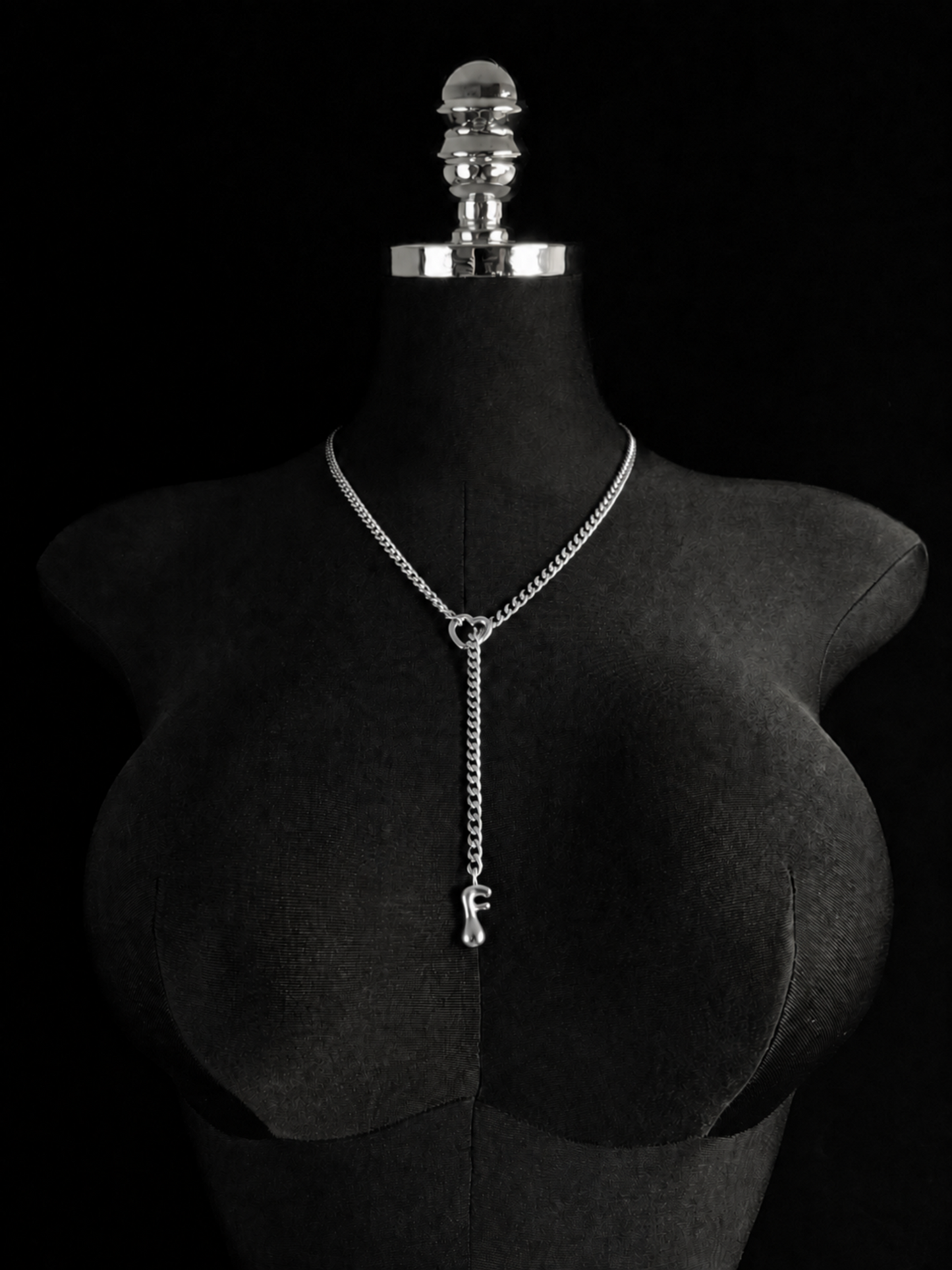 LoveChains™ - Initial Charm Slip Chain Choker