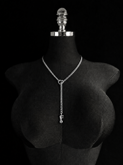 LoveChains™ - Initial Charm Slip Chain Choker