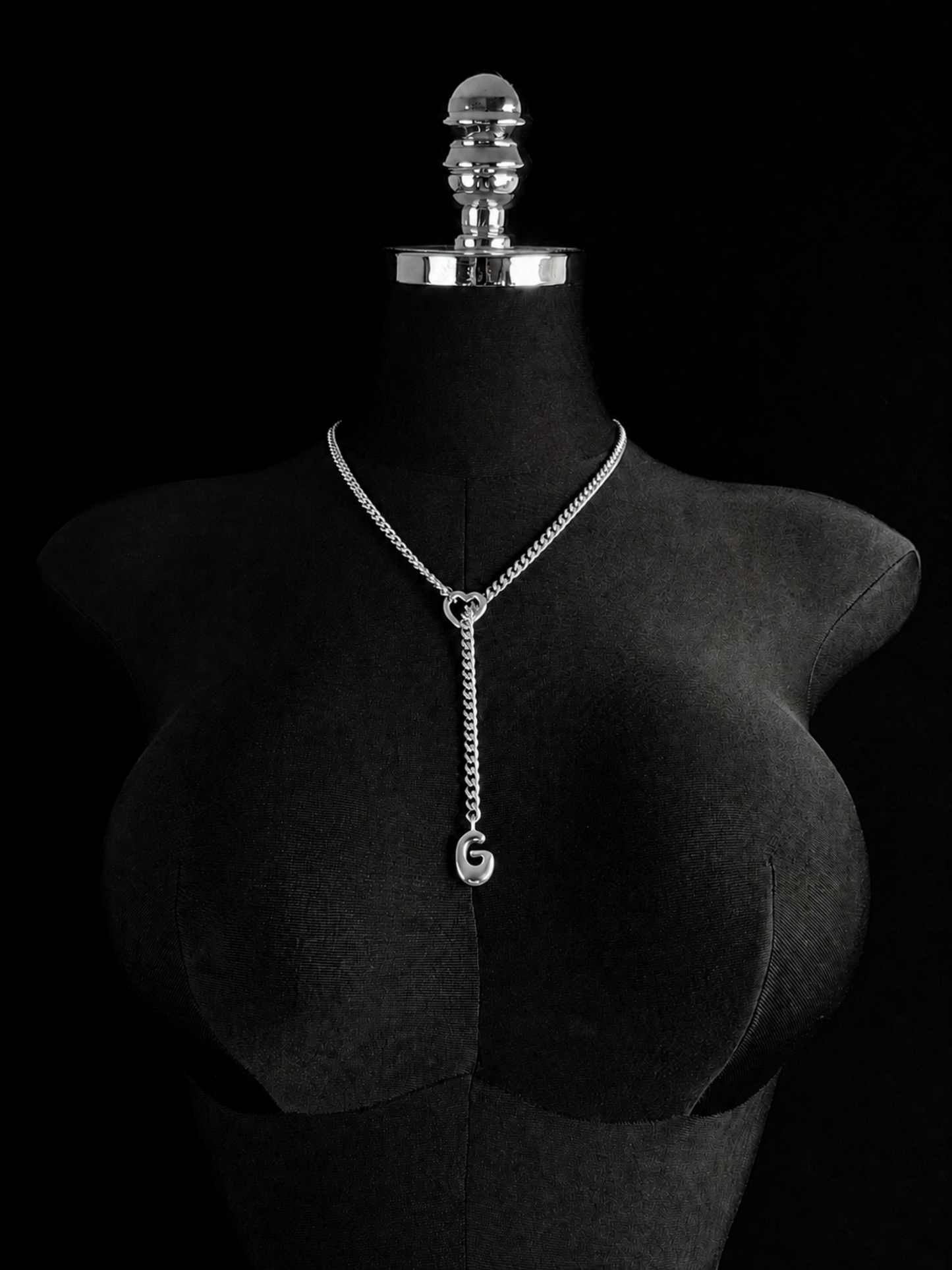 LoveChains™ - Initial Charm Slip Chain Choker