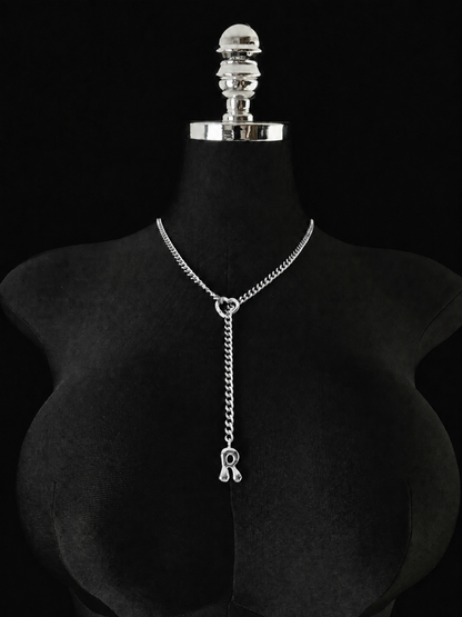 LoveChains™ - Initial Charm Slip Chain Choker