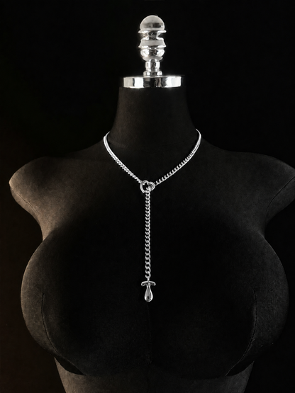 LoveChains™ - Initial Charm Slip Chain Choker