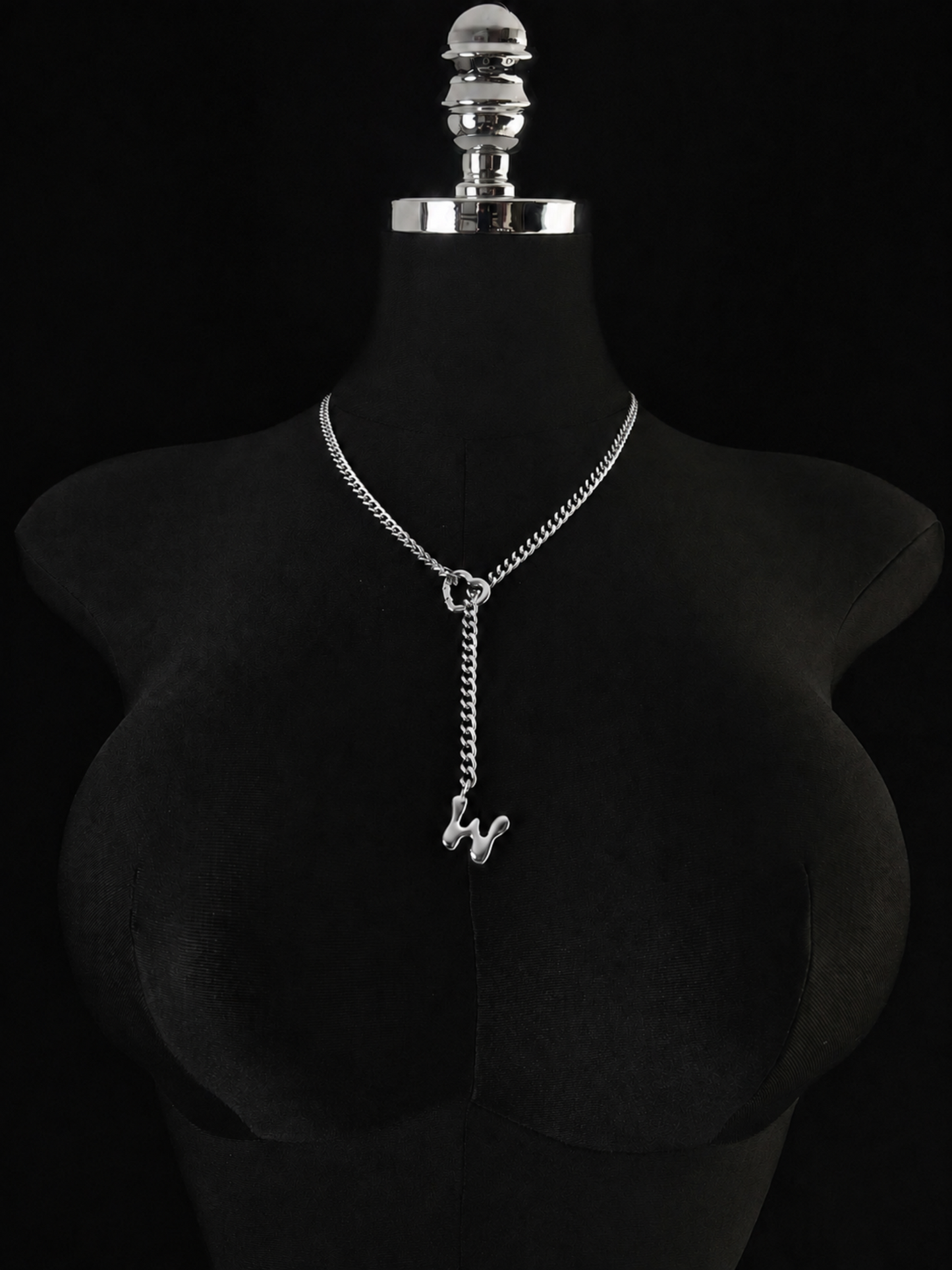LoveChains™ - Initial Charm Slip Chain Choker