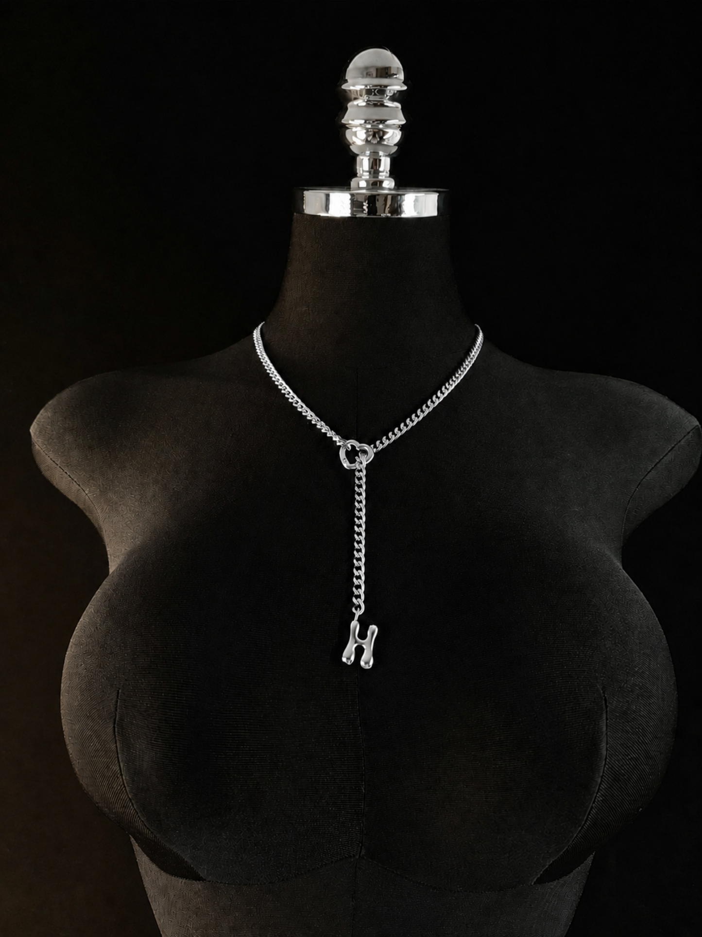 LoveChains™ - Initial Charm Slip Chain Choker