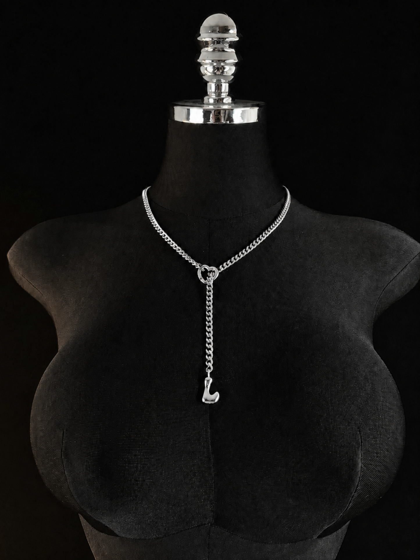 LoveChains™ - Initial Charm Slip Chain Choker