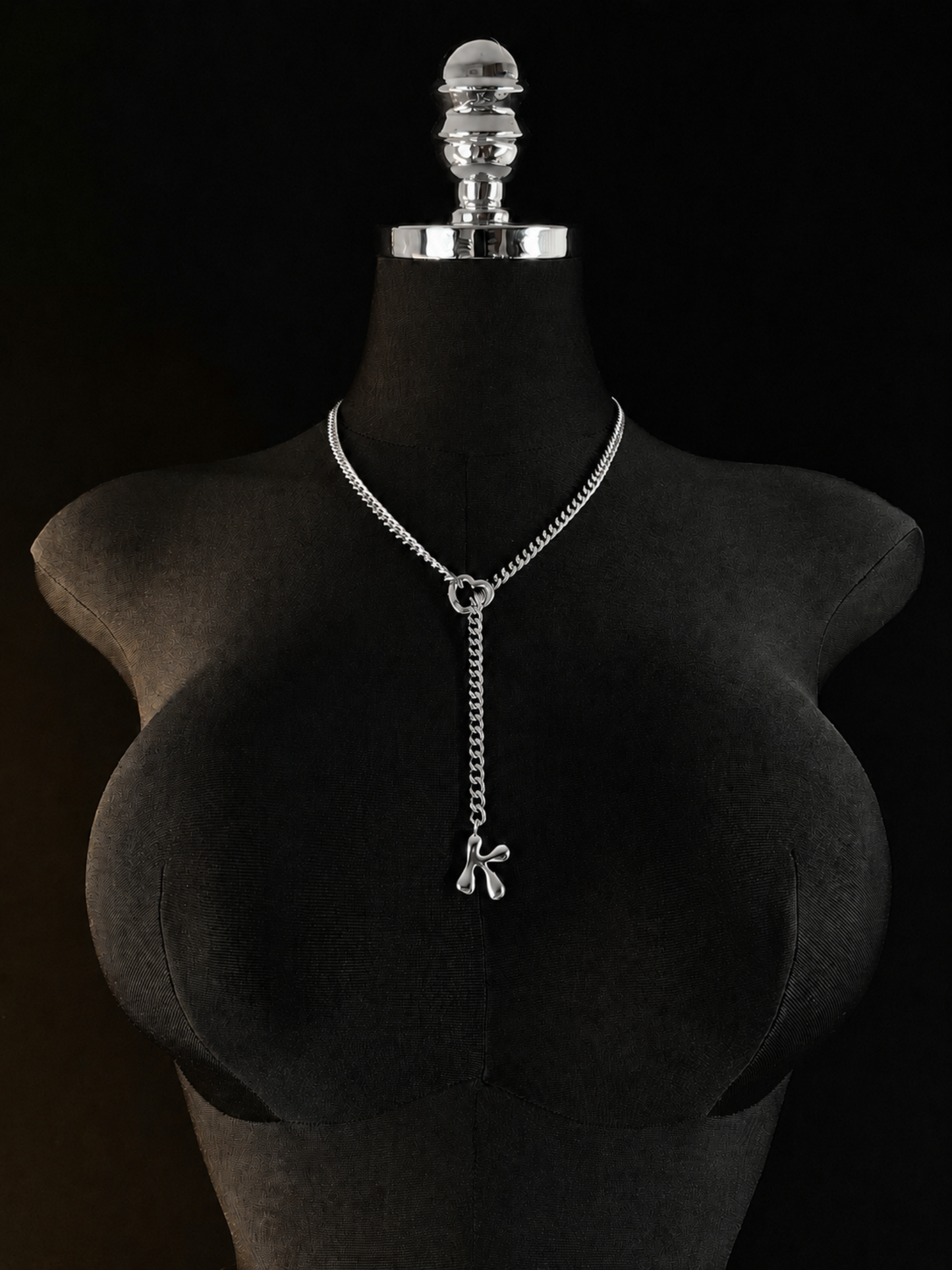 LoveChains™ - Initial Charm Slip Chain Choker
