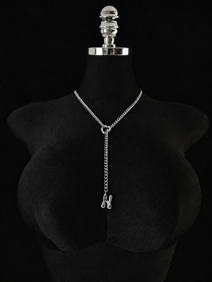 LoveChains™ - Initial Charm Slip Chain Choker