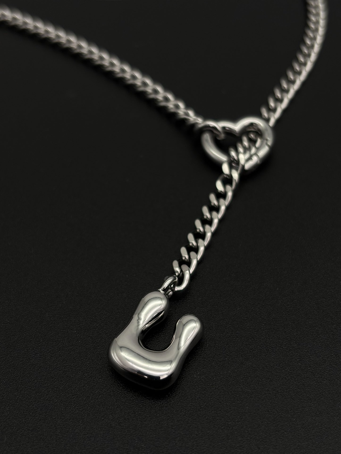 LoveChains™ - Initial Charm Slip Chain Choker