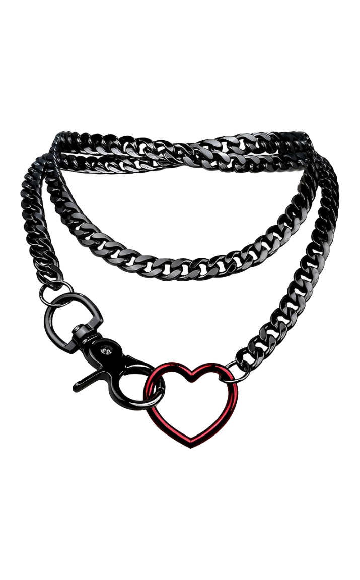 LoveChains™ - Heart Loop Choker