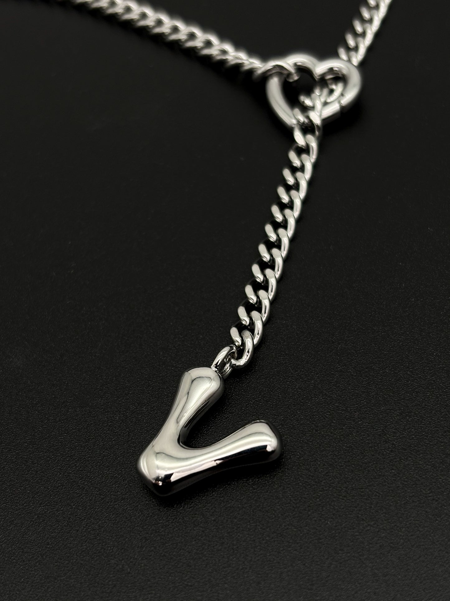LoveChains™ - Initial Charm Slip Chain Choker