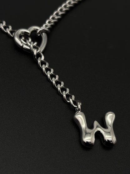 LoveChains™ - Initial Charm Slip Chain Choker