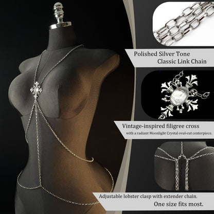LoveChains™ - Gothic Cross Body Chain