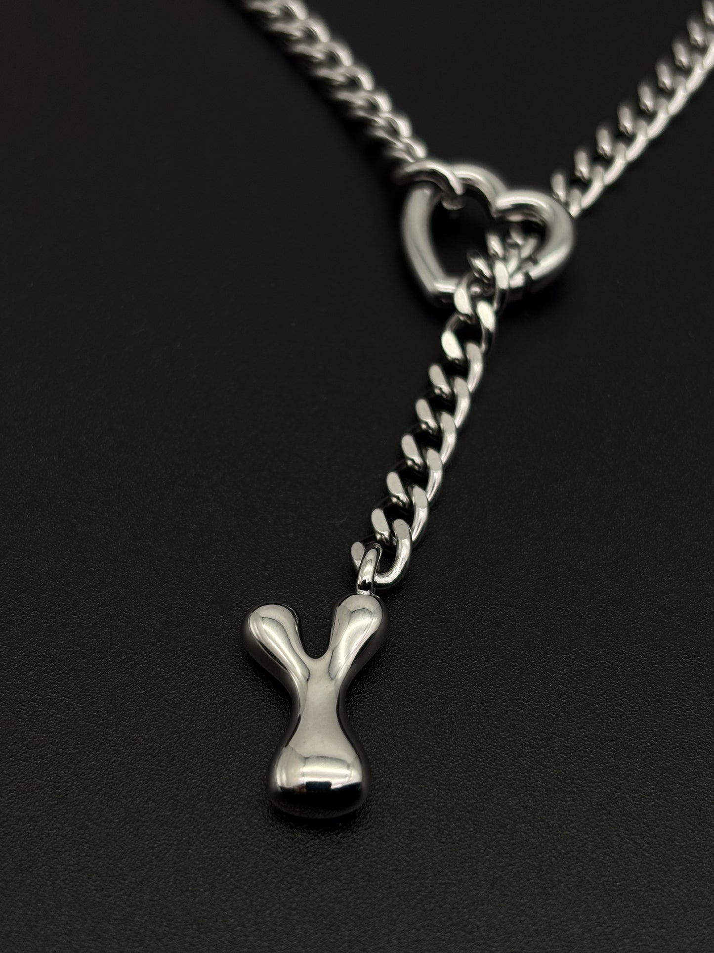 LoveChains™ - Initial Charm Slip Chain Choker