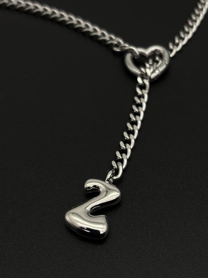 LoveChains™ - Initial Charm Slip Chain Choker