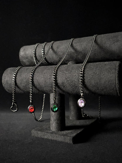 LoveChains™ - Crystal Charm Loop Slip Choker